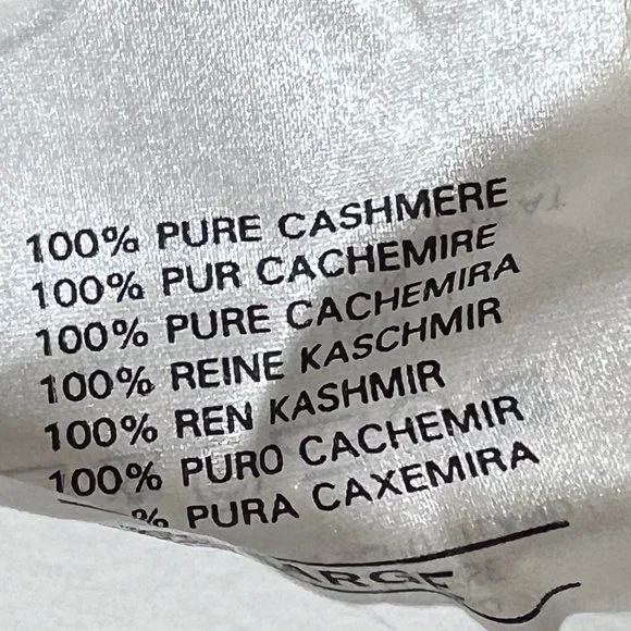 TaylorMade Golf Cashmere V-Neck Sweater XL Long Scotland - Picture 8 of 10